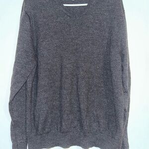 Bonobos Charcoal V-Neck Sweater